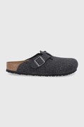 Μάλλινες παντόφλες Birkenstock Boston χρώμα: ναυτικό μπλε, 160371