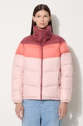 Bunda Columbia Puffect Color Block Jkt dámska, ružová farba, zimná, 1955101
