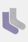 Ponožky Tommy Hilfiger 2-pack modrá barva, 100001493