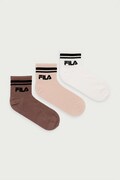 Fila skarpety z bawełną 3-pack brązowe F9398
