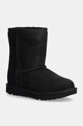 UGG Śniegowce zamszowe dziecięce T CLASSIC II kolor czarny 1017703T