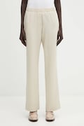 Samsoe Samsoe trousers women's beige color