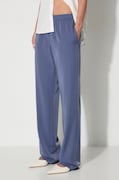 Samsoe Samsoe trousers women's navy blue color