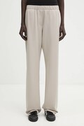Samsoe Samsoe trousers women's beige color