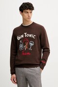 MC2 Saint Barth sweter wełniany męski kolor brązowy HER0001