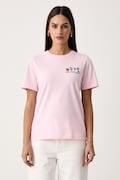 MC2 Saint Barth T-shirt damski bawełniany różowy EMI0002