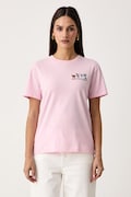MC2 Saint Barth t-shirt da donna in cotone rosa EMI0002