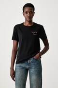 MC2 Saint Barth T-shirt damski bawełniany czarny EMI0002