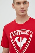 Бавовняна футболка Rossignol колір червоний з принтом