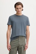 Resteröds t-shirt męski kolor szary gładki