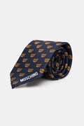 Moschino krawat jedwabny kolor granatowy M5260 55059