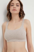 Бюстгальтер United Colors of Benetton колір бежевий однотонний 3ZQM1R1D4