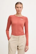 Salewa longsleeve funkcyjny kolor pomarańczowy