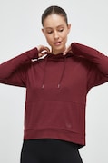 Helly Hansen hanorac Lifa Tech femei, culoarea maro, cu glugă, uni Lifa Tech 48530