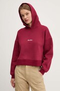 Суичър Sixth June в бордо с качулка с апликация