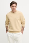 Lacoste bluza męska kolor beżowy gładka SH9608
