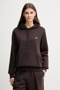 Μπλούζα Lacoste χρώμα: μαύρο, με κουκούλα, SH9623
