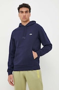 Lacoste bluza culoarea albastru marin, cu glugă, neted