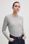 Μακρυμάνικο United Colors of Benetton χρώμα: γκρι, 3ZQM3M858