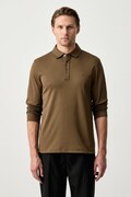 Michael Kors longsleeve męski bawełniany zielony CF150CFC93