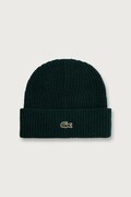 Lacoste czapka beanie wełniana fioletowa RB9883