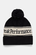 Kapa Peak Performance boja: crna, od debelog pletiva