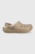 Copati Crocs Classic Lined Clog rjava barva