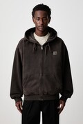 Carhartt WIP Kurtka Carhartt WIP Dusty H Brown I029524 DUSTY H BROWN bluza rozpinana bawełniana brązowa
