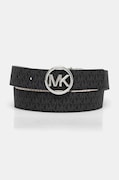 Колан с две лица MICHAEL Michael Kors дамски в черно