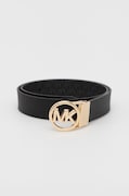 MICHAEL Michael Kors curea cu două fețe femei, culoarea negru