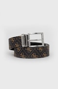 Guess pasek dwustronny VEZZOLA męski kolor brązowy BM7541 LEA35