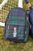 Polo Ralph Lauren ghiozdan copii culoarea verde, mare, cu imprimeu