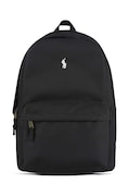 Дитячий рюкзак Polo Ralph Lauren колір чорний великий однотонний