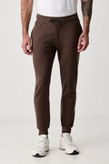 Guess спортивні штани чоловічі з бавовною ALDWIN коричневі regular waist Z2YB22 K9V31