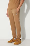 Παντελόνι φόρμας Lacoste χρώμα καφέ XH9624