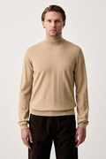 HUGO golf męski wełniany San Thomas-M beżowy 50474174