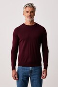 Joop! sweter męski wełniany bordowy 30032601