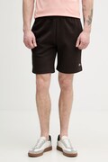 Lacoste szorty dresowe męskie z bawełną brązowe regular waist GH9627