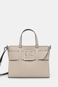 Armani Exchange torebka damska z imitacji skóry beżowa 942689 0A874