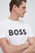 BOSS t-shirt bawełniany Thinking 1 męski kolor biały 50481923