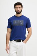 Armani Exchange T-shirt męski bawełniany niebieski 8NZTCK Z8H4Z