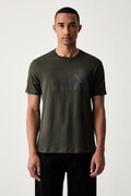 Armani Exchange T-shirt męski bawełniany zielony 8NZTCK Z8H4Z