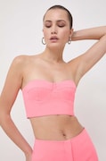 MAX&Co. top x Anna Dello Russo culoarea roz, uni