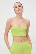 MAX&Co. top x Anna Dello Russo culoarea verde, uni