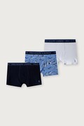 Polo Ralph Lauren bokserki dopasowane dziecięce bawełniane z elastanem 3-pack niebieskie 9P5015