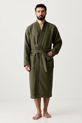BOSS Waffle Kimono zielone 50469787