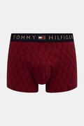 Boxerky Tommy Hilfiger pánské, vínová barva