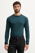 Smartwool longsleeve funkcyjny Classic Thermal Merino kolor zielony