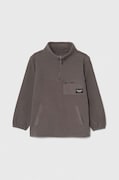 Abercrombie & Fitch bluza copii culoarea gri, neted