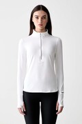 Under Armour bluza treningowa damska Qualifier Run 1 biała 1379349